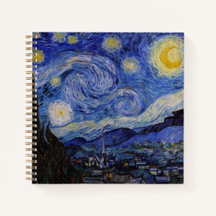 Vincent Van Gogh - De sterrennacht Notitieboek
