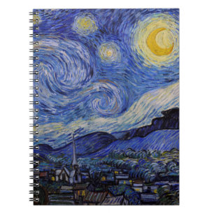 Vincent Van Gogh - De sterrennacht Notitieboek
