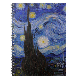 Vincent Van Gogh - De sterrennacht Notitieboek