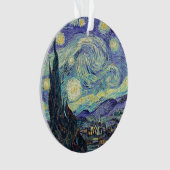 Vincent Van Gogh De Sterrennacht Ornament (voorkant)