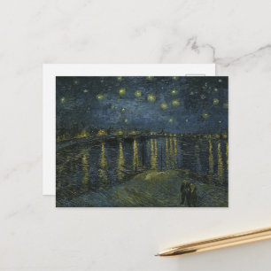 Vincent van Gogh, De Sterrennacht over de Rhône Briefkaart