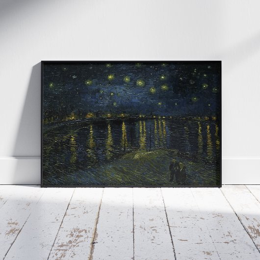 Vincent van Gogh, De Sterrennacht over de Rhône Foto Afdruk