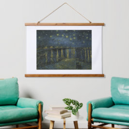 Vincent van Gogh, De Sterrennacht over de Rhône Hangend Wandkleed