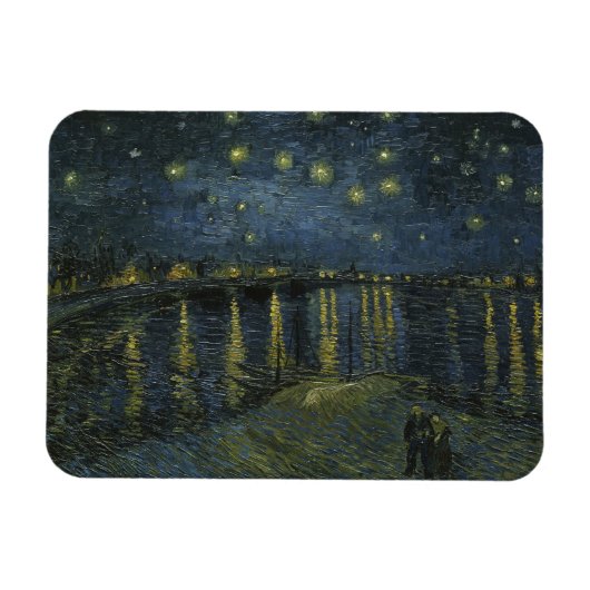 Vincent van Gogh, De Sterrennacht over de Rhône Magneet (Horizontaal)