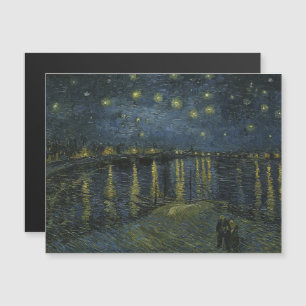 Vincent van Gogh, De Sterrennacht over de Rhône Magnetische Uitnodiging