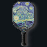Vincent Van Gogh De Sterrennacht Pickleball Paddle<br><div class="desc">Vincent van Gogh de Sterrennacht. Dit is een oud meesterwerk van de Nederlandse meesterschilder Vincent Van Gogh was een Nederlandse post-impressionistische schilder. Nachtlandschap. Op de voorgrond staat een boom. De stad ligt in het midden. Bergen op de achtergrond. Er is een maan aan de hemel. sterren en wolken. Dit afbeelding...</div>