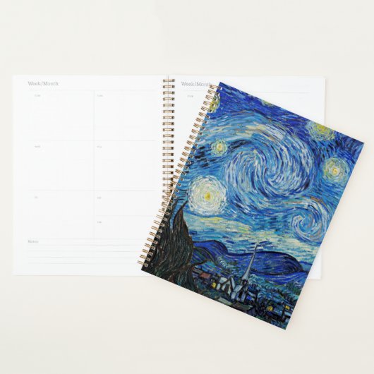Vincent van Gogh, De sterrennacht Planner (Display)