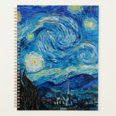 Vincent van Gogh, De sterrennacht Planner (Voorkant)