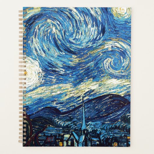 Vincent van Gogh - De sterrennacht, Planner (Voorkant)