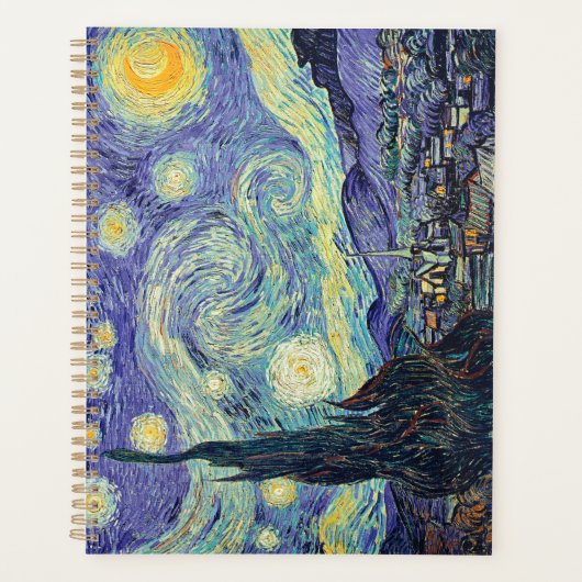 Vincent Van Gogh De Sterrennacht Planner (Voorkant)