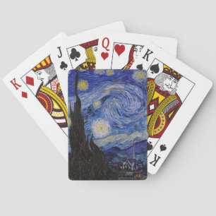 Vincent Van Gogh - De sterrennacht Pokerkaarten