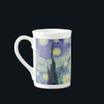 Vincent Van Gogh/ De Sterrennacht Porselein Kop<br><div class="desc">Vincent Van Gogh de Sterrennacht. Dit is een oud meesterwerk van de nederlandse hoofdschilder Vincent Van Gogh was een nederlandse post-impressionistische schilder. Dit afbeelding is openbaar.</div>