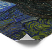 Vincent Van Gogh, de Sterrennacht Poster (Hoek)