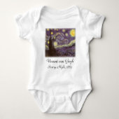 Vincent van Gogh - De sterrennacht Romper (Voorkant)