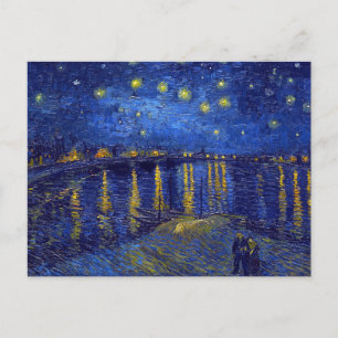 Vincent Van Gogh, De sterrennacht-schilderij Feestdagenkaart