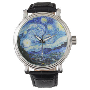 Vincent Van Gogh, De sterrennacht-schilderij Horloge