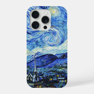 Vincent Van Gogh, De sterrennacht-schilderij iPhone 15 Pro Case