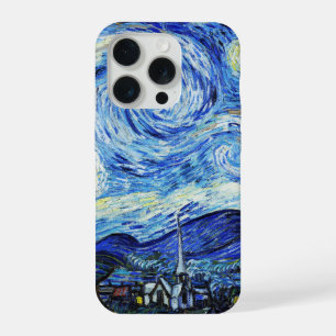Vincent Van Gogh, De sterrennacht-schilderij iPhone 15 Pro Case
