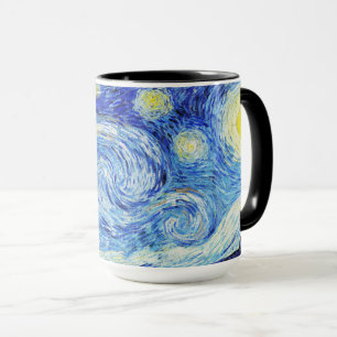 Vincent Van Gogh, De sterrennacht-schilderij Mok