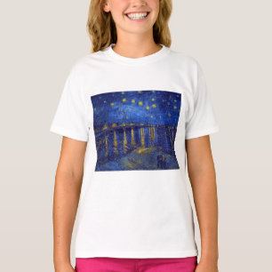 Vincent Van Gogh, De sterrennacht-schilderij T-shirt