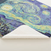 Vincent Van Gogh De Sterrennacht Sherpa Deken (3/4)