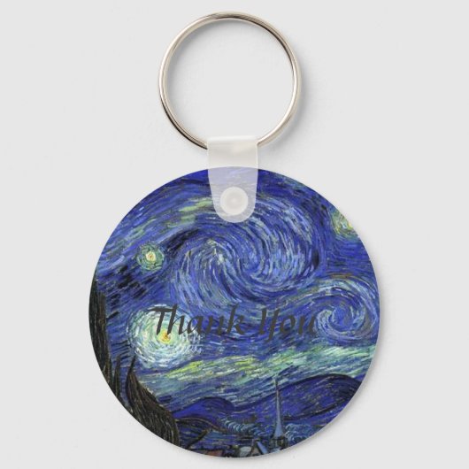 Vincent van Gogh, De sterrennacht Sleutelhanger (Voorkant)