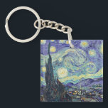 Vincent Van Gogh De Sterrennacht Sleutelhanger<br><div class="desc">Vincent van Gogh de Sterrennacht. Dit is een oud meesterwerk van de Nederlandse meesterschilder Vincent Van Gogh was een Nederlandse post-impressionistische schilder. Nachtlandschap. Op de voorgrond staat een boom. De stad ligt in het midden. Bergen op de achtergrond. Er is een maan aan de hemel. sterren en wolken. Dit afbeelding...</div>