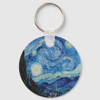 Vincent van Gogh De Sterrennacht Sleutelhanger