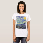 Vincent Van Gogh De Sterrennacht T-shirt (Voorkant volledig)