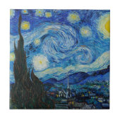 Vincent Van Gogh De Sterrennacht Tegeltje (Voorkant)