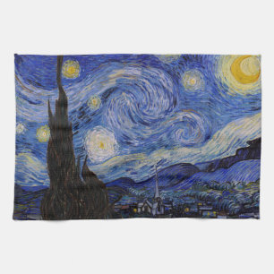 Vincent Van Gogh - De sterrennacht Theedoek