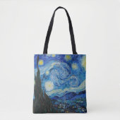Vincent Van Gogh De Sterrennacht Tote Bag (Voorkant)