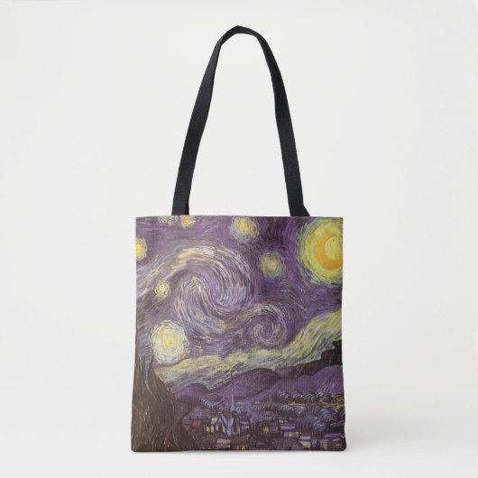 Vincent van Gogh - De sterrennacht Tote Bag (Voorkant)
