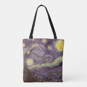 Vincent van Gogh - De sterrennacht Tote Bag (Achterkant)
