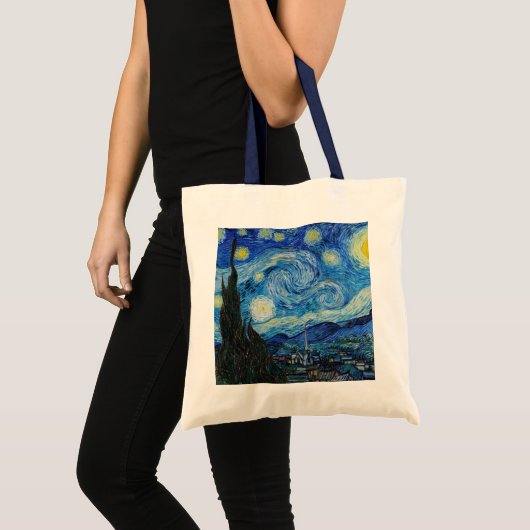 Vincent Van Gogh De Sterrennacht Tote Bag (Voorkant (product))