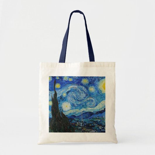 Vincent Van Gogh De Sterrennacht Tote Bag (Voorkant)