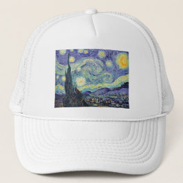 Vincent Van Gogh De Sterrennacht Trucker Pet