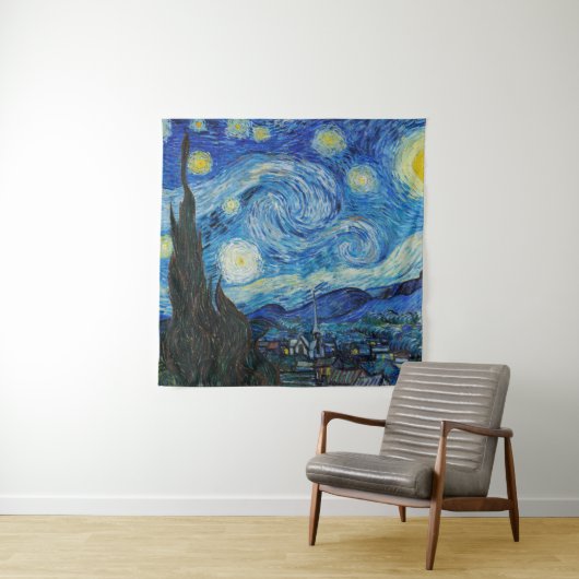 Vincent Van Gogh De Sterrennacht Wandkleed (In situ)