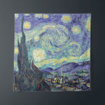 Vincent Van Gogh De Sterrennacht Wandkleed<br><div class="desc">Vincent van Gogh de Sterrennacht. Dit is een oud meesterwerk van de Nederlandse meesterschilder Vincent Van Gogh was een Nederlandse post-impressionistische schilder. Nachtlandschap. Op de voorgrond staat een boom. De stad ligt in het midden. Bergen op de achtergrond. Er is een maan aan de hemel. sterren en wolken. Dit afbeelding...</div>