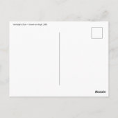 Vincent van Gogh - De stoel van Van Gogh Briefkaart (Achterkant)