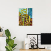 Vincent van Gogh - De stoel van Van Gogh Poster (Thuiskantoor)