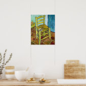 Vincent van Gogh - De stoel van Van Gogh Poster (Keuken)