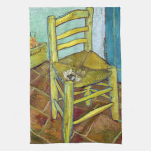 Vincent van Gogh - De stoel van Van Gogh Theedoek