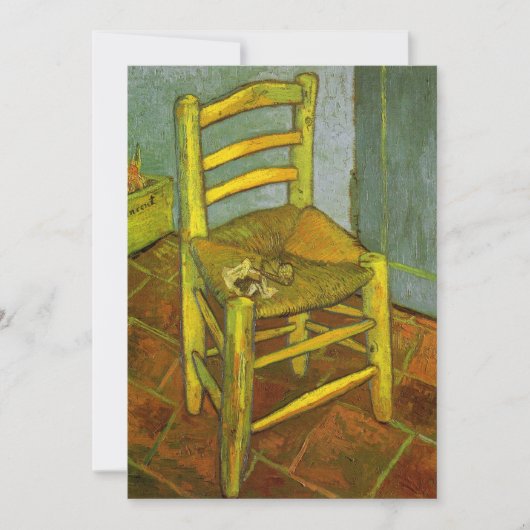 Vincent van Gogh - De stoel van Vincent met zijn p (Voorkant)