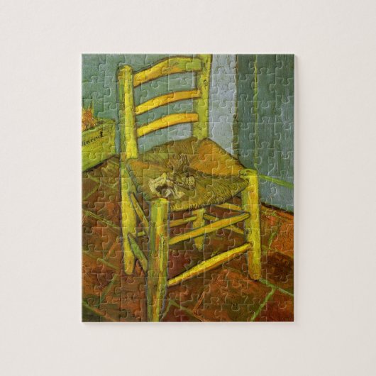 Vincent van Gogh - De stoel van Vincent met zijn p Legpuzzel (Verticaal)