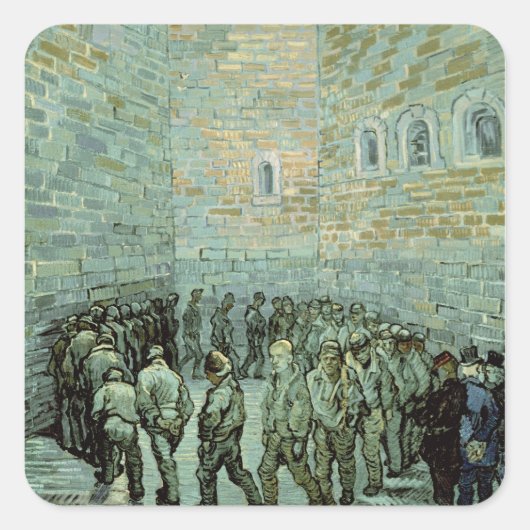 Vincent van Gogh | De tentoonstelling Vierkante Sticker (Voorkant)