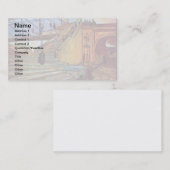 Vincent Van Gogh - De Trinquetaille-brug Visitekaartje (Voorkant / Achterkant)