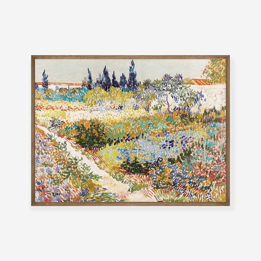 Vincent van Gogh De Tuin van Arles 1888 Schilderij Poster