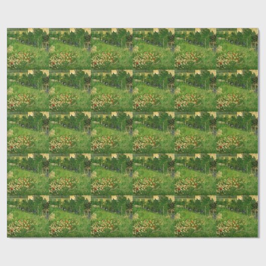 Vincent van Gogh - De tuin van Daubigny Cadeaupapier (Vlak)