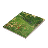 Vincent van Gogh - De tuin van Daubigny Tegeltje (Zijkant)